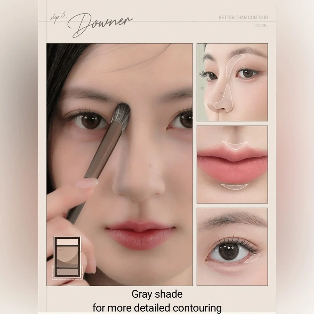 Rom&nd Neutral Warm Better Than Contour Palette- neutral & warm skin tones